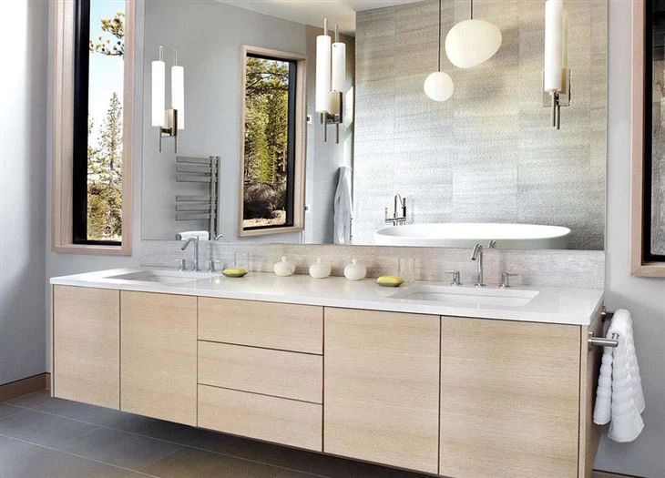 Mobile da bagno a parete