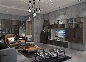 Mobile TV con venature del legno