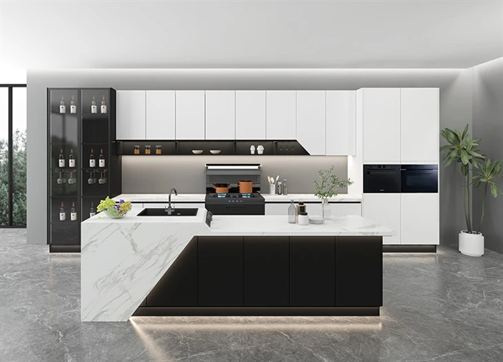 Mobile da cucina bianco opaco